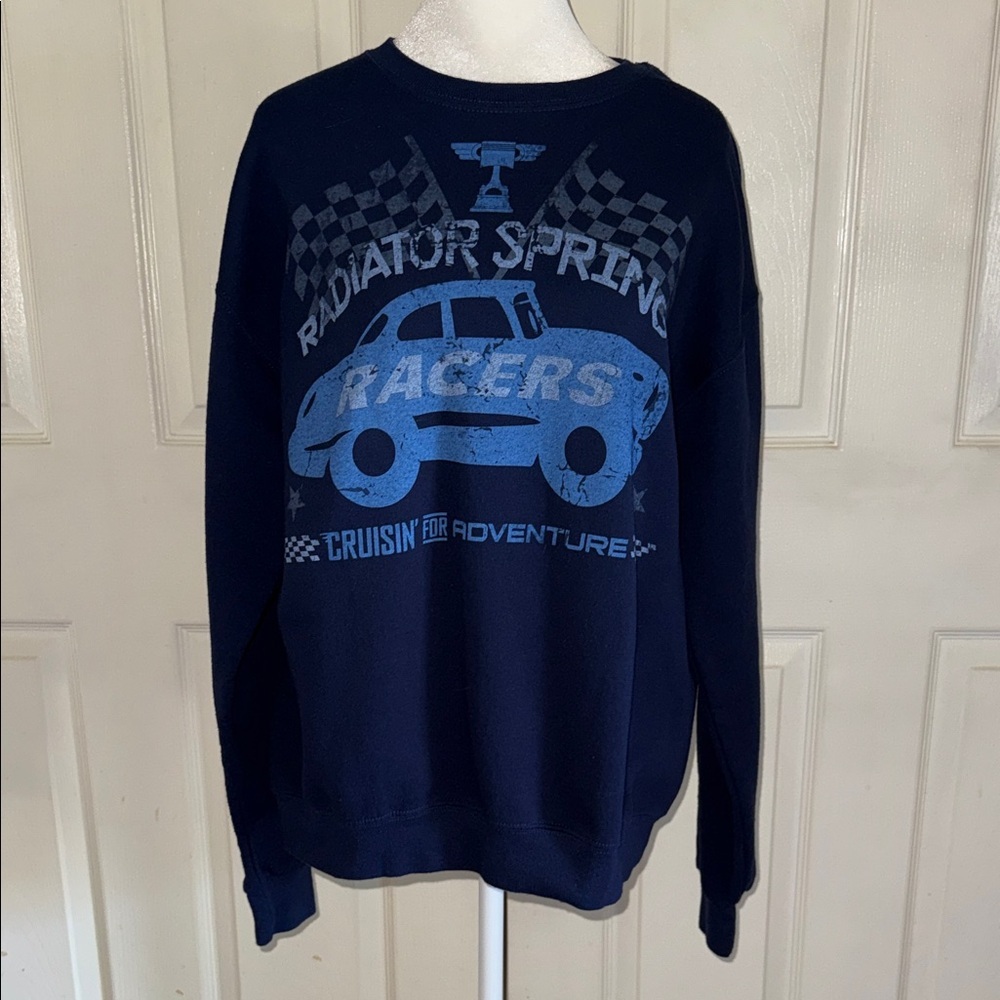 Disney Parks Dark Blue Radiator Springs Sweatshirt